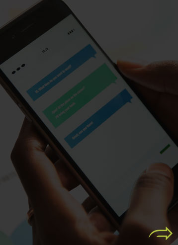 A person using a cell phone